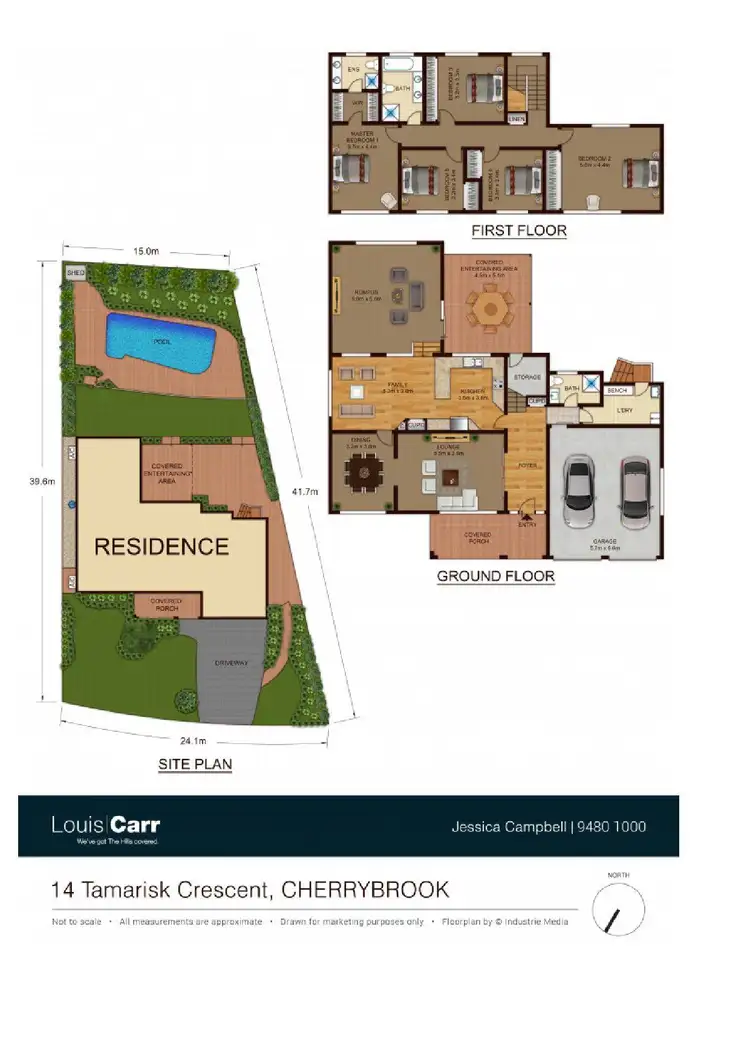 Floorplan of Homely house listing, 14 Tamarisk Crescent, Cherrybrook NSW 2126