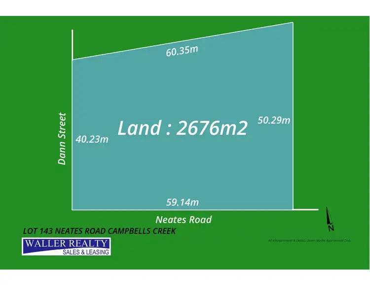 Floorplan of Homely land listing, 22 Neates Road, Campbells Creek VIC 3451