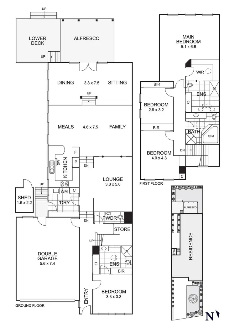 Floorplan of Homely house listing, 291 High Street, Templestowe Lower VIC 3107