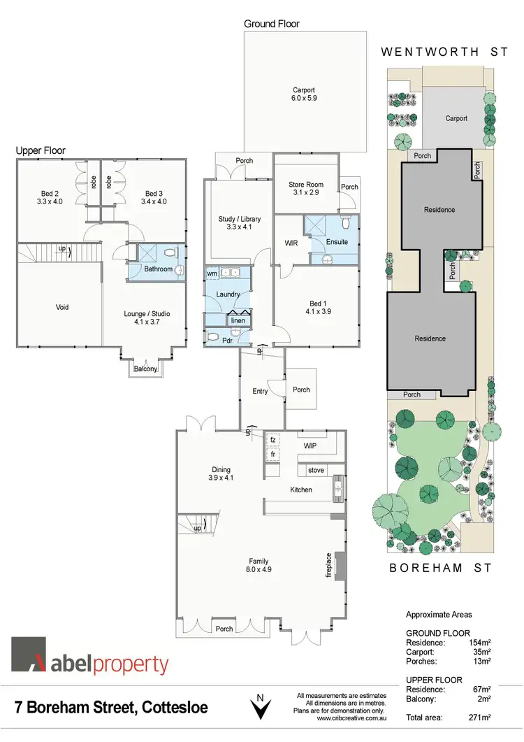 Floorplan of Homely house listing, 7 Boreham Street, Cottesloe WA 6011