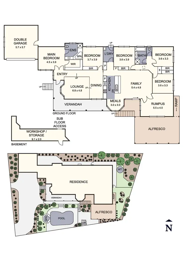 Floorplan of Homely house listing, 3 Juane Park Drive, Diamond Creek VIC 3089