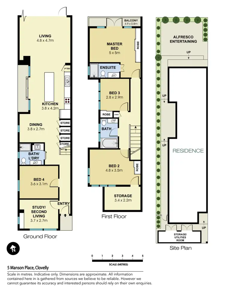 Floorplan of Homely house listing, 5 Manson Place, Clovelly NSW 2031