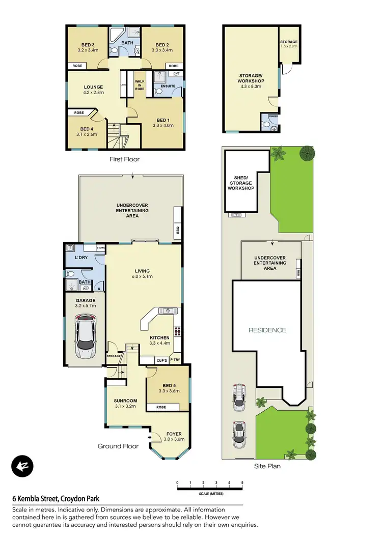 Floorplan of Homely house listing, 6 Kembla Street, Croydon Park NSW 2133