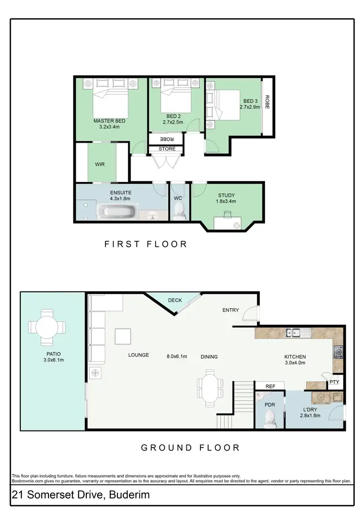 Floorplan of Homely house listing, 21 Somerset Drive, Buderim QLD 4556