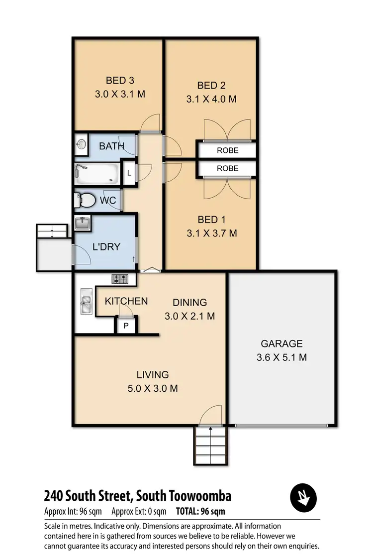 Floorplan of Homely house listing, 240 South Street, South Toowoomba QLD 4350