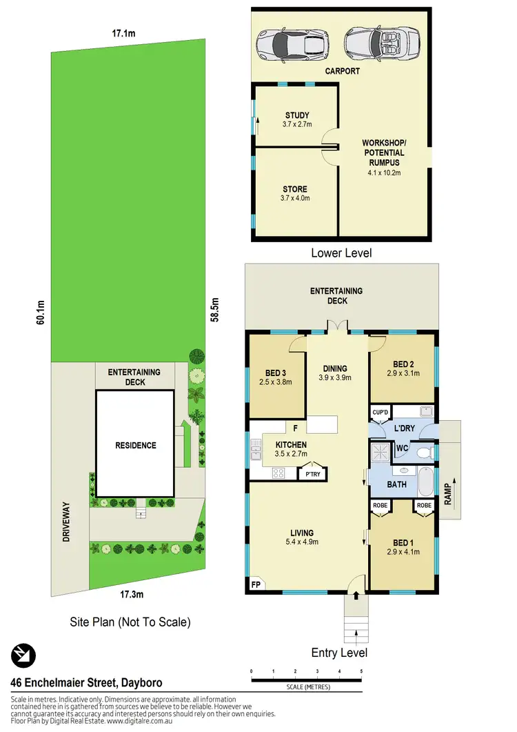 Floorplan of Homely house listing, 46 Enchelmaier Street, Dayboro QLD 4521
