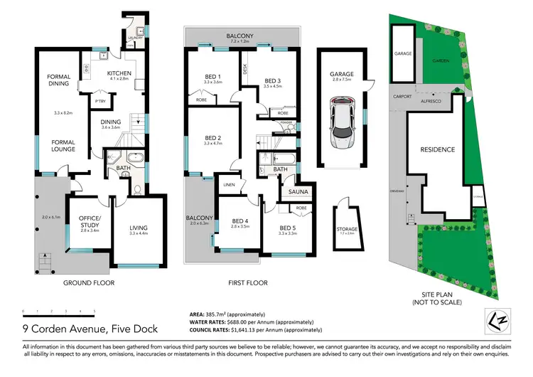 Floorplan of Homely house listing, 9 Corden Avenue, Five Dock NSW 2046