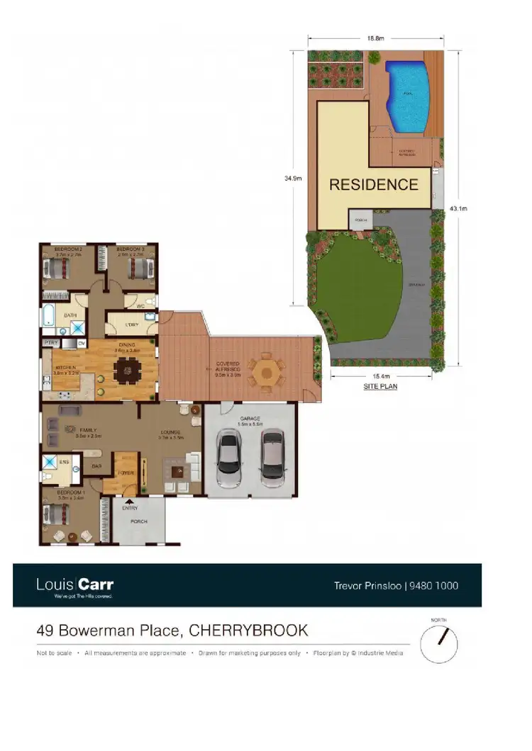 Floorplan of Homely house listing, 49 Bowerman Place, Cherrybrook NSW 2126