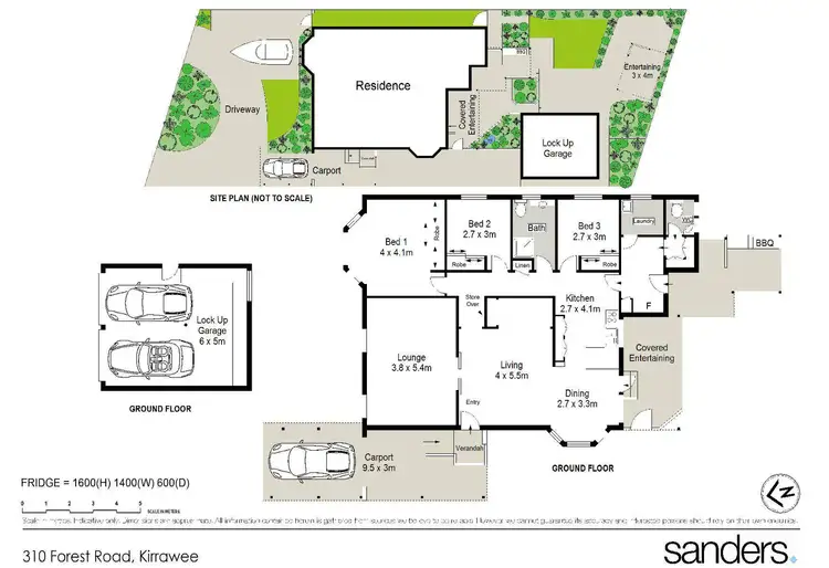 Floorplan of Homely house listing, 310 Forest Road, Kirrawee NSW 2232