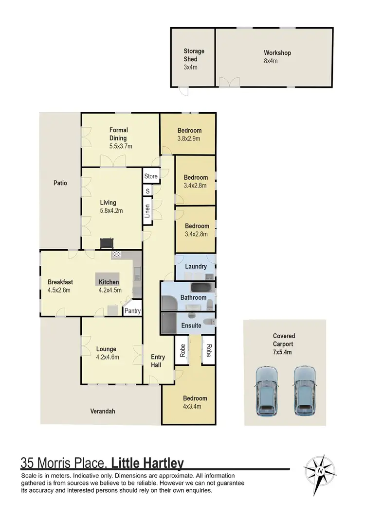 Floorplan of Homely house listing, 35 Morris Place, Little Hartley NSW 2790
