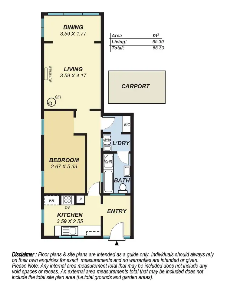 Floorplan of Homely unit listing, 5/23 Seaview Road, West Beach SA 5024