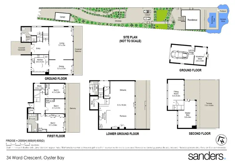 Floorplan of Homely house listing, 34 Ward Crescent, Oyster Bay NSW 2225