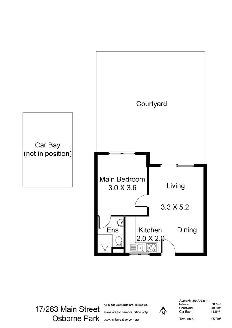 Floorplan of Homely apartment listing, 17/263 Main Street, Osborne Park WA 6017
