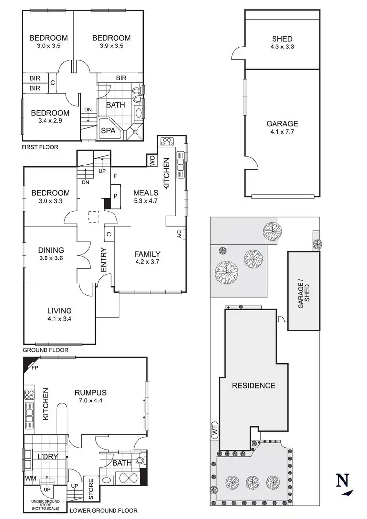 Floorplan of Homely house listing, 42 Apex Crescent, Bulleen VIC 3105