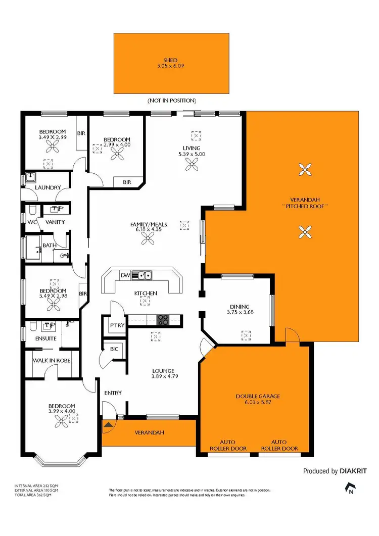 Floorplan of Homely house listing, 1 Swallow Drive, Hewett SA 5118