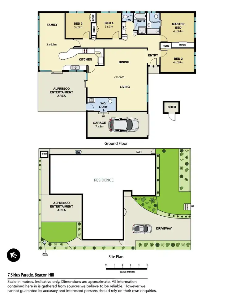 Floorplan of Homely house listing, 7 Sirius Parade, Beacon Hill NSW 2100
