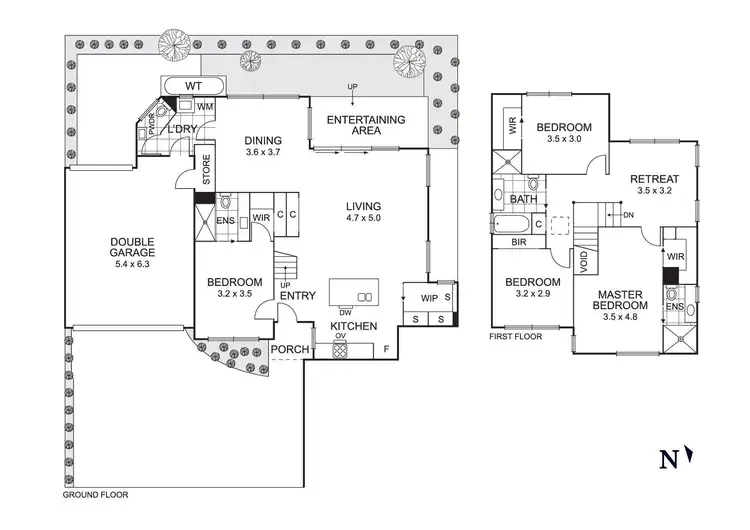 Floorplan of Homely townhouse listing, 2/67 Hawtin Street, Templestowe VIC 3106