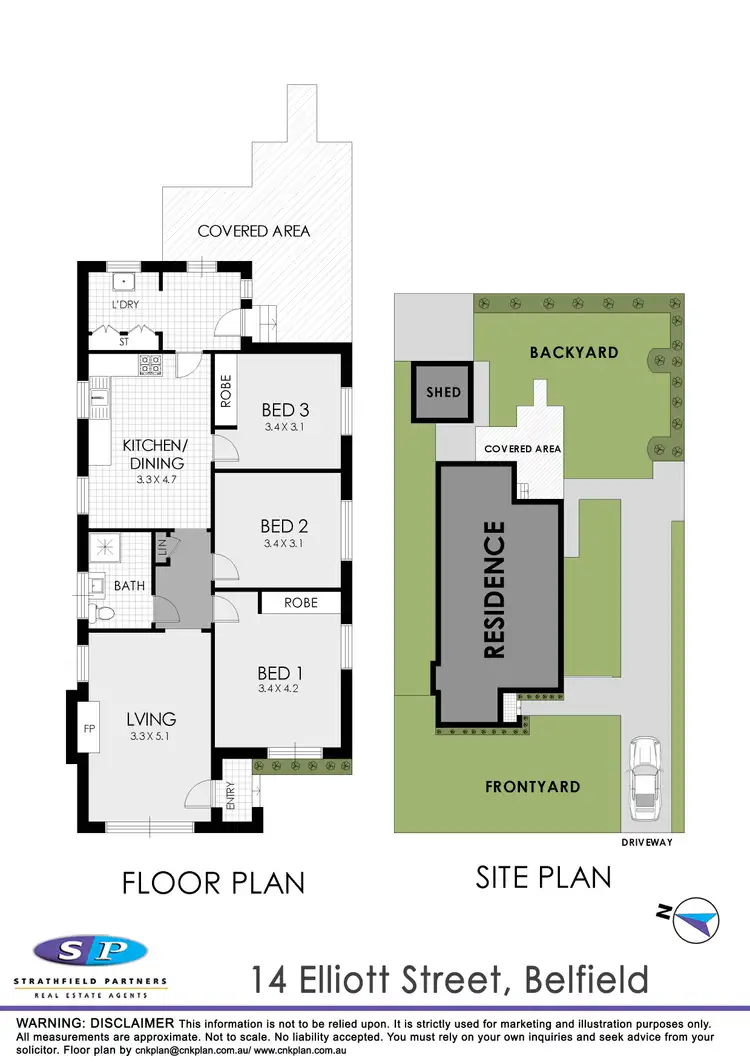 Floorplan of Homely house listing, 14 Elliott Street, Belfield NSW 2191