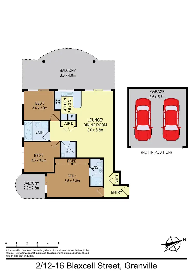Floorplan of Homely unit listing, 2/12-16 Blaxcell Street, Granville NSW 2142