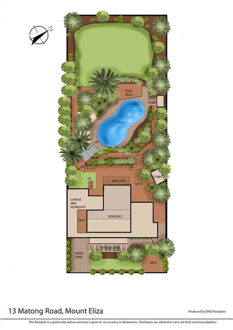 Floorplan of Homely house listing, 13 Matong Road, Mount Eliza VIC 3930