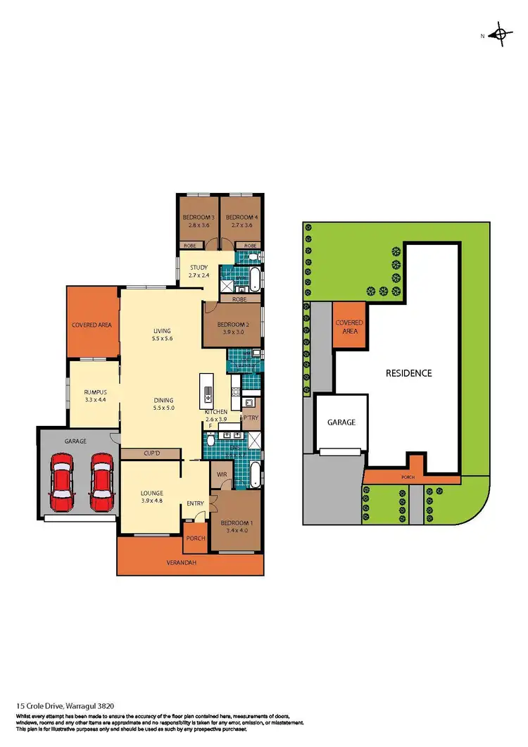 Floorplan of Homely house listing, 15 Crole Drive, Warragul VIC 3820