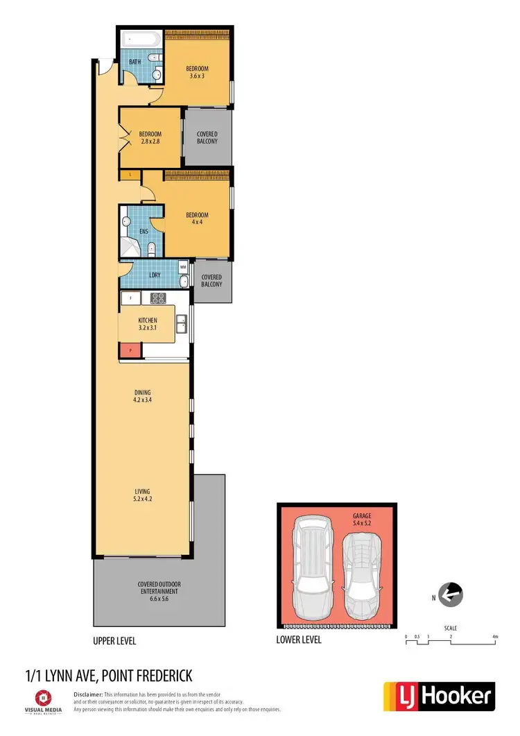 Floorplan of Homely unit listing, 1/1 Lynn Avenue, Point Frederick NSW 2250