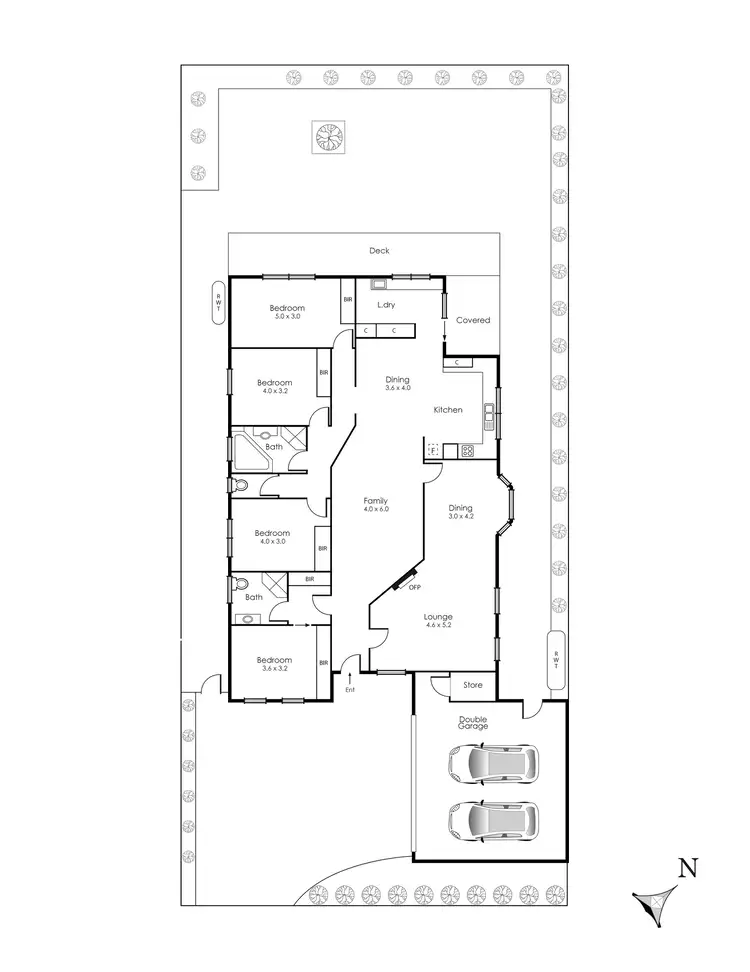 Floorplan of Homely house listing, 25 Laanecoorie Drive, Lysterfield VIC 3156