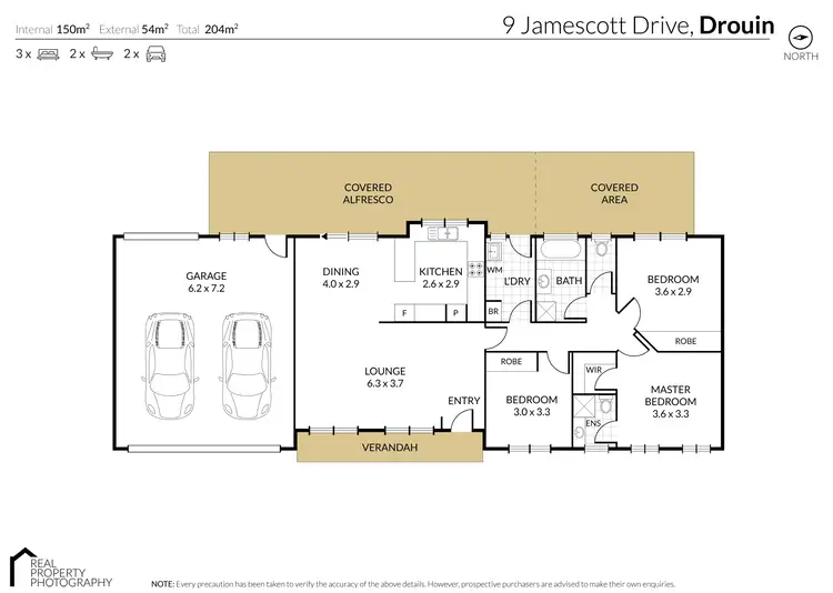 Floorplan of Homely house listing, 9 Jamescott Drive, Drouin VIC 3818