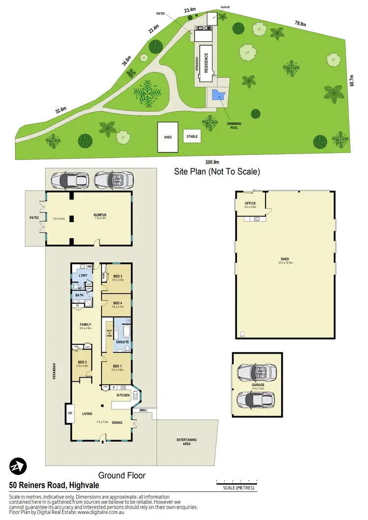 Floorplan of Homely house listing, 50 Reiners Road, Highvale QLD 4520