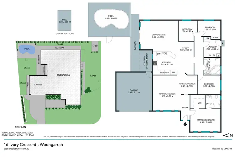 Floorplan of Homely house listing, 16 Ivory Crescent, Woongarrah NSW 2259