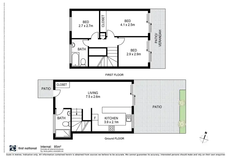Floorplan of Homely unit listing, 2/6-8 Daniels Street, Byron Bay NSW 2481