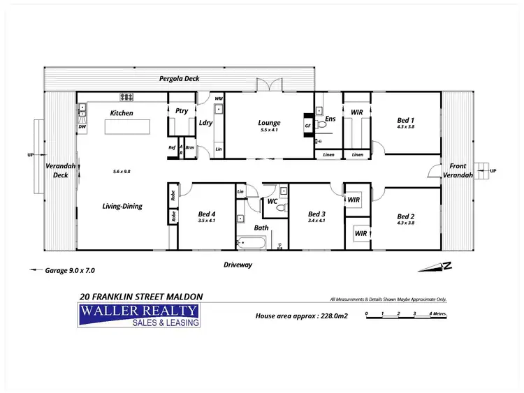 Floorplan of Homely house listing, 20 Franklin Street, Maldon VIC 3463