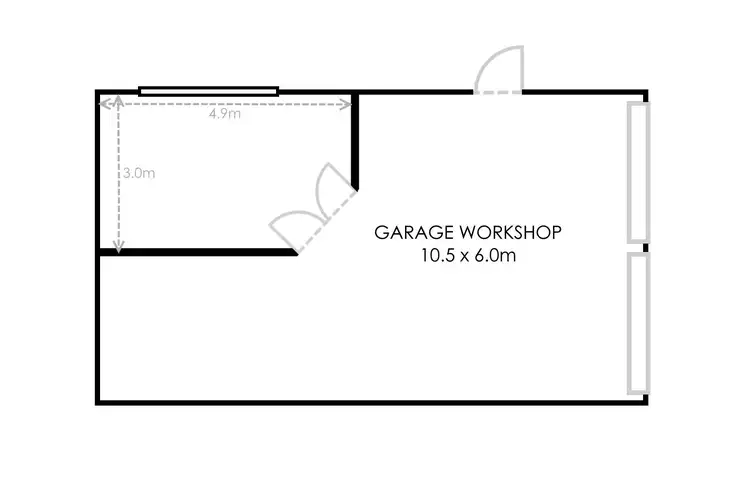 Floorplan of Homely house listing, 59a Mathoura Street, Mathoura NSW 2710