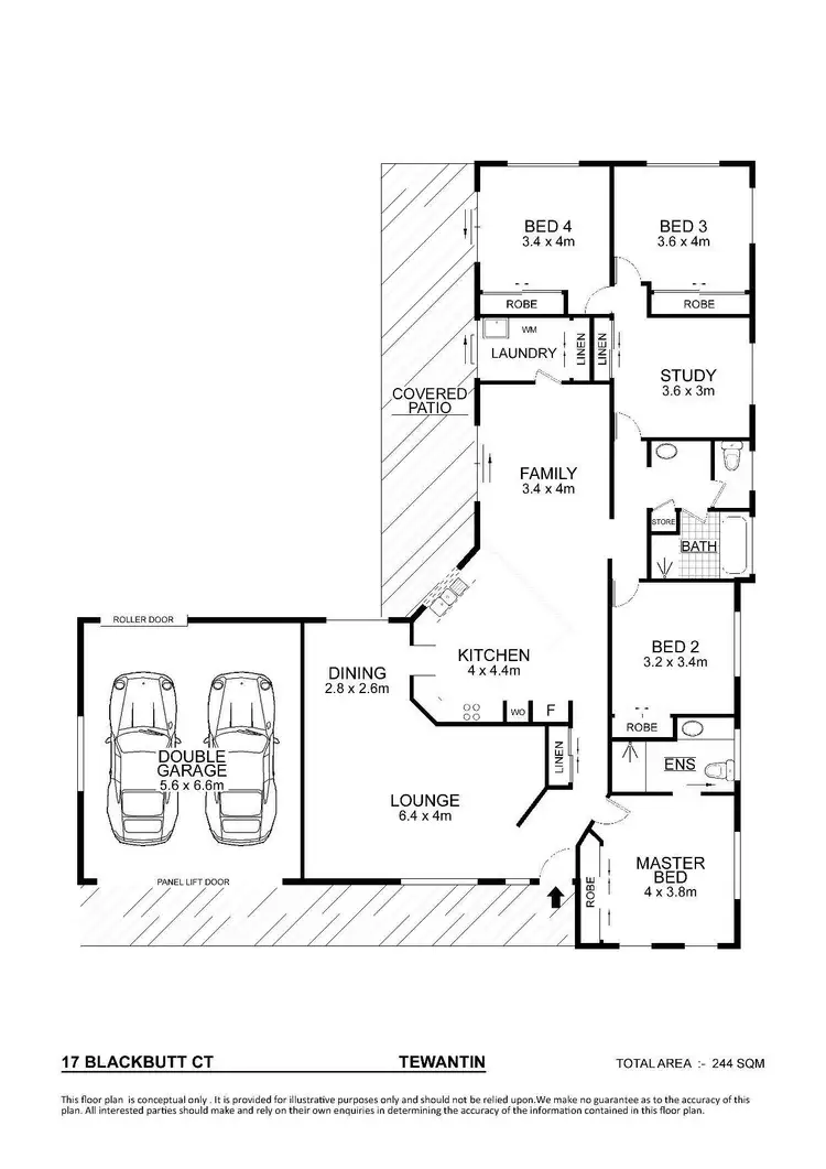 Floorplan of Homely house listing, 17 Blackbutt Court, Tewantin QLD 4565