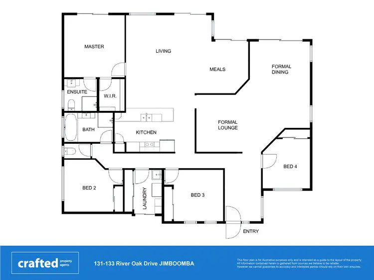 Floorplan of Homely house listing, 131-133 River Oak Drive, Jimboomba QLD 4280