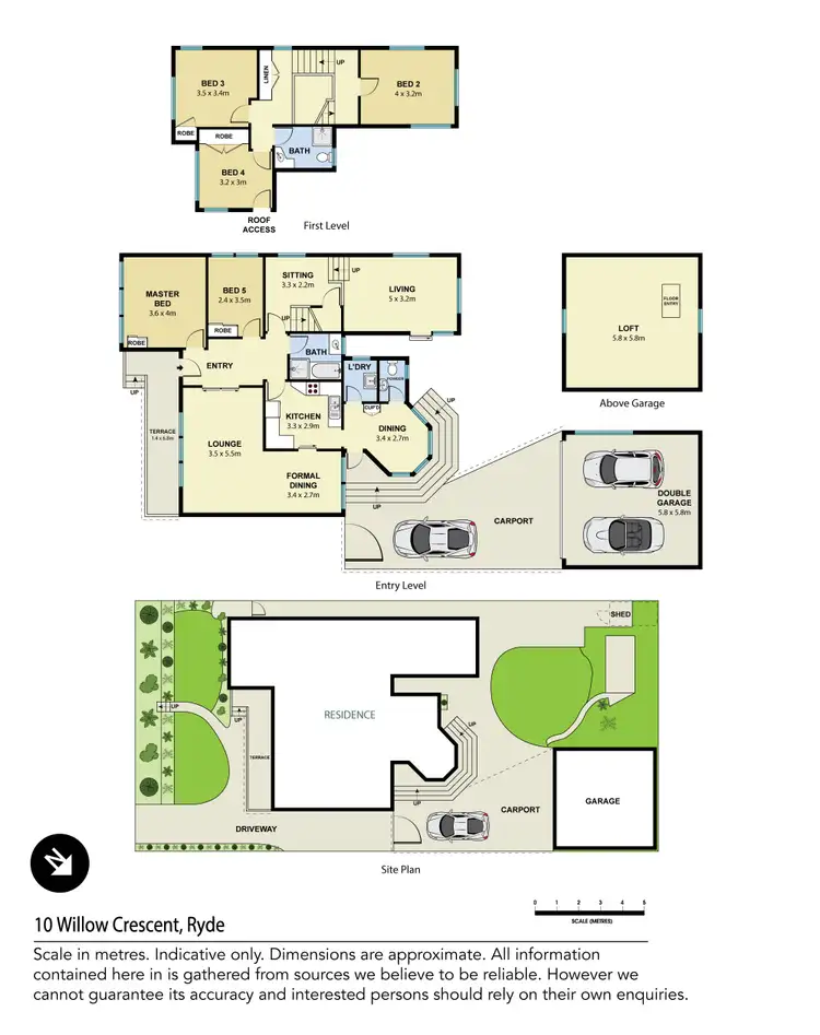 Floorplan of Homely house listing, 10 Willow Crescent, Ryde NSW 2112