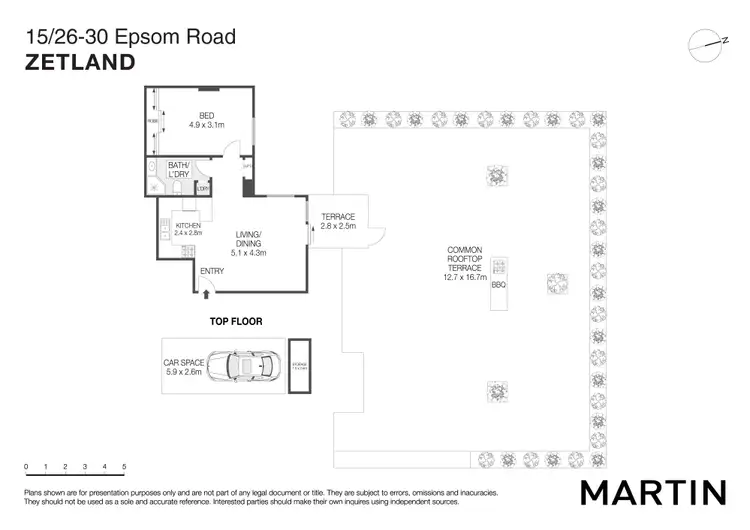 Floorplan of Homely apartment listing, 15/26-30 Epsom Road, Zetland NSW 2017
