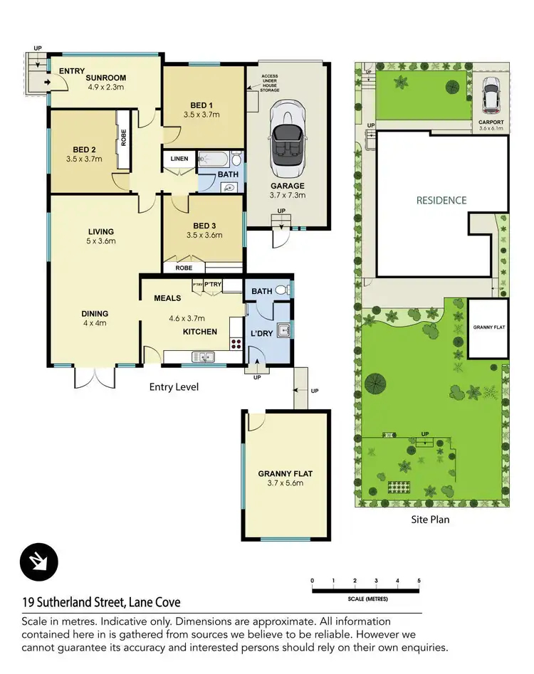 Floorplan of Homely house listing, 19 Sutherland Street, Lane Cove NSW 2066