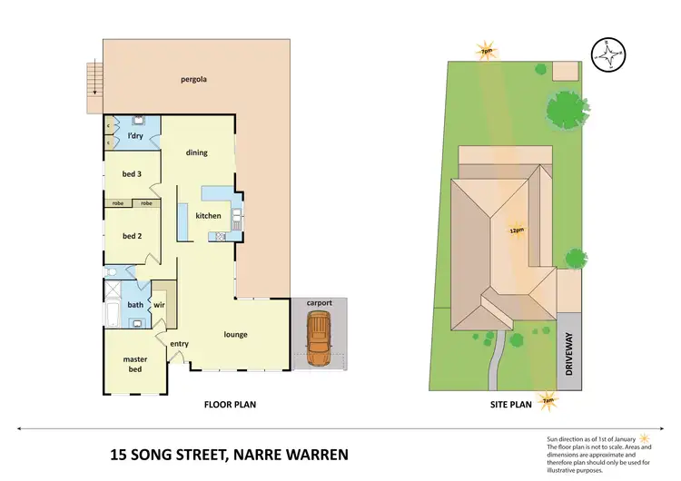 Floorplan of Homely house listing, 15 Song Street, Narre Warren VIC 3805
