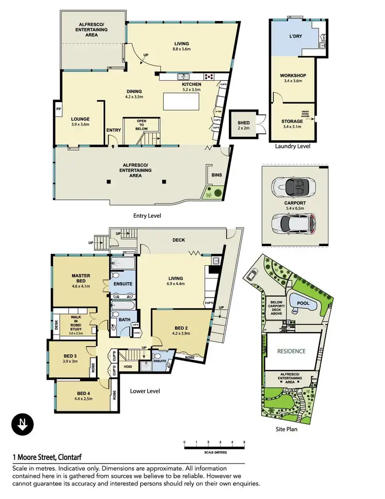 Floorplan of Homely house listing, 1 Moore Street, Clontarf NSW 2093