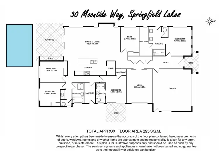 Floorplan of Homely house listing, 30 Moontide Way, Springfield Lakes QLD 4300