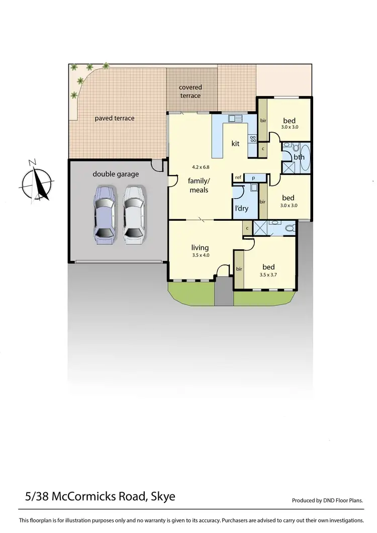 Floorplan of Homely unit listing, 5/38 McCormicks Road, Skye VIC 3977
