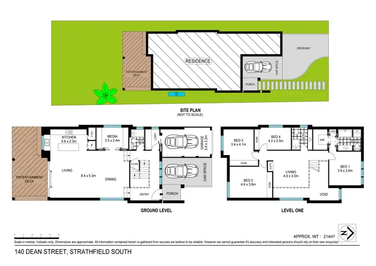 Floorplan of Homely house listing, 140 Dean Street, Strathfield South NSW 2136