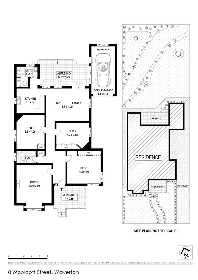 Floorplan of Homely house listing, 8 Woolcott Street, Waverton NSW 2060