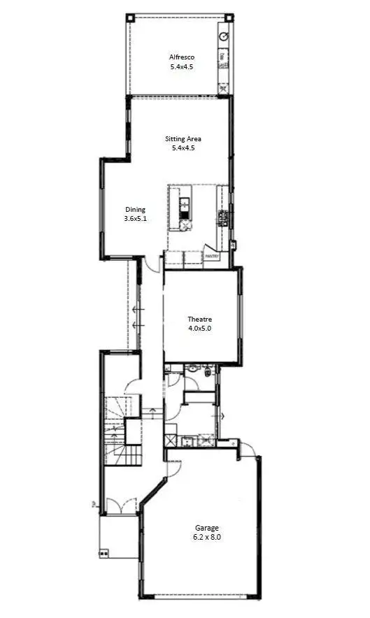 Floorplan of Homely house listing, 44A Bombard Street, Mount Pleasant WA 6153