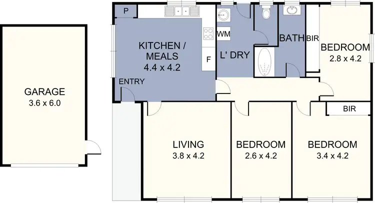 Floorplan of Homely house listing, 10 Morwell Crescent, Dallas VIC 3047