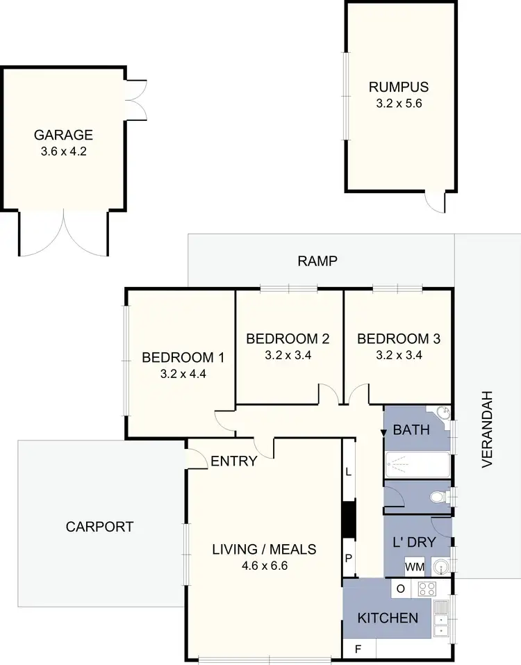 Floorplan of Homely house listing, 31 Washington Street, Dallas VIC 3047