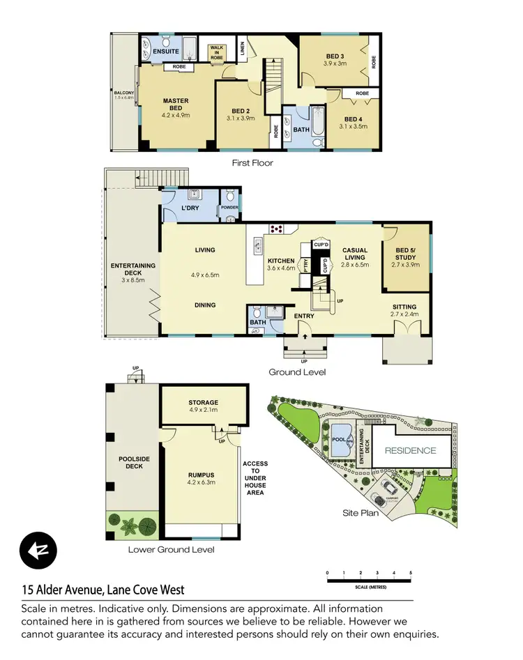 Floorplan of Homely house listing, 15 Alder Avenue, Lane Cove NSW 2066