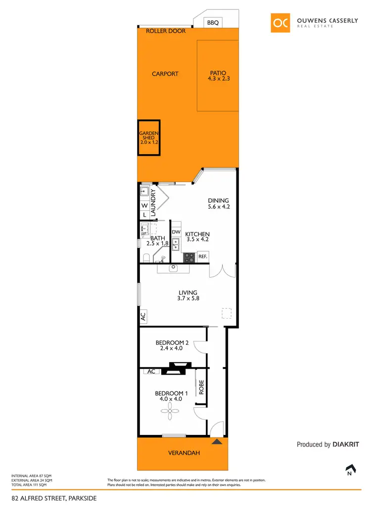Floorplan of Homely house listing, 82 Alfred Street, Parkside SA 5063