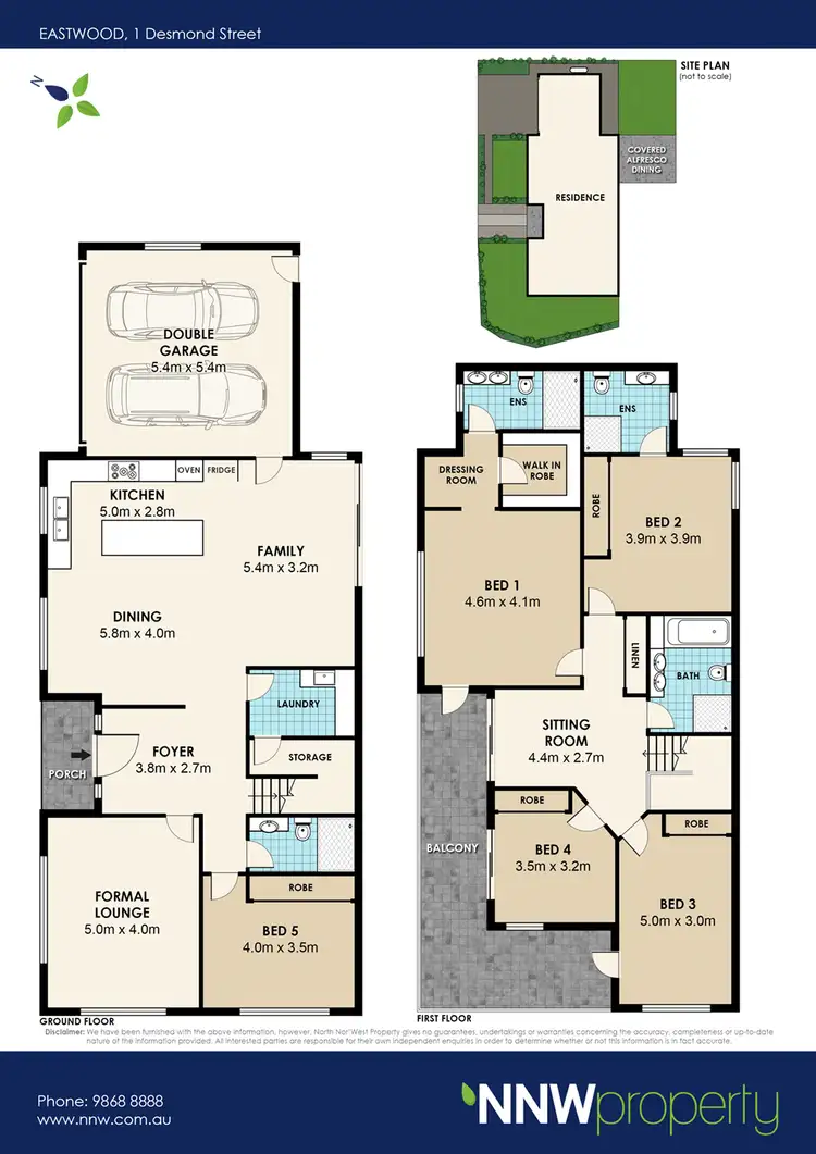 Floorplan of Homely house listing, 1 Desmond Street, Eastwood NSW 2122